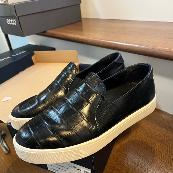 Cole Haan Slip-on Sneaker Black Croc 8.5 - Picture 3 of 5